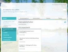 Tablet Screenshot of kloster-maria-hilf.de